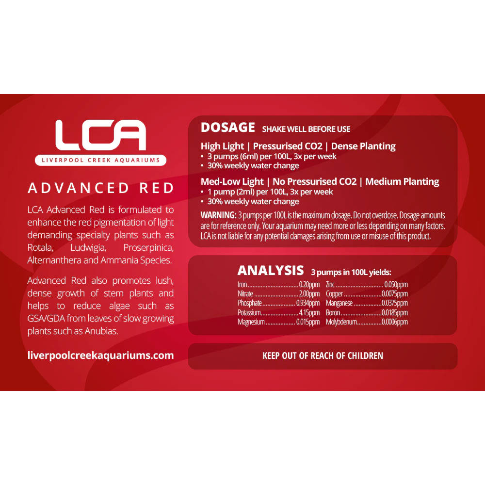 LCA Advanced Red Details
