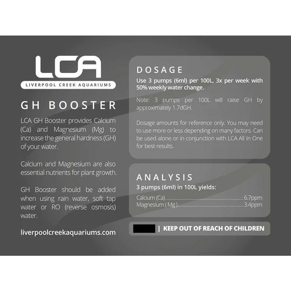 LCA GH Booster Planted