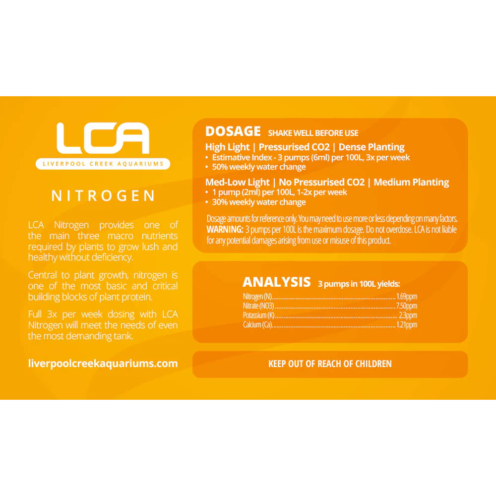 LCA Nitrogen Details