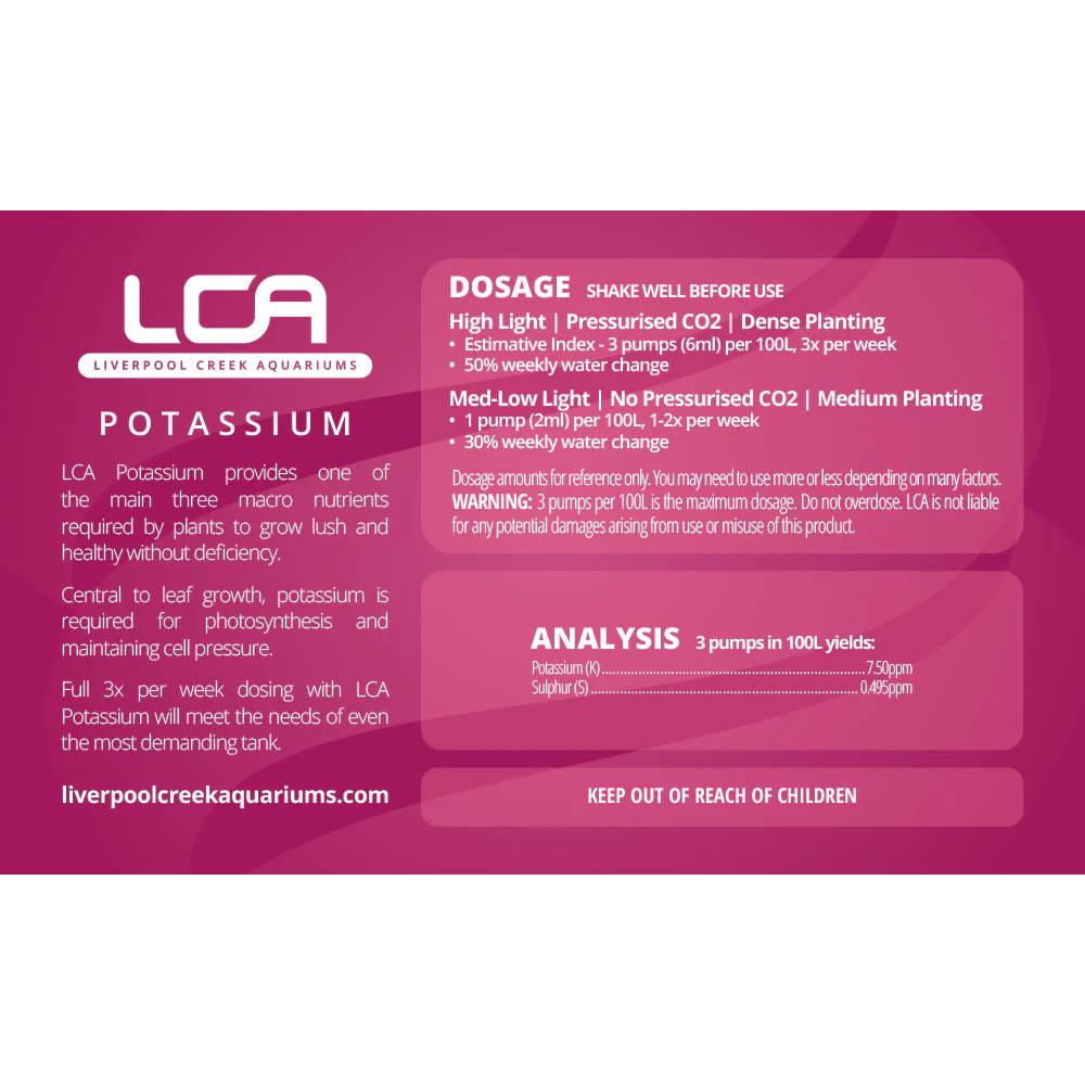 LCA Potassium Details