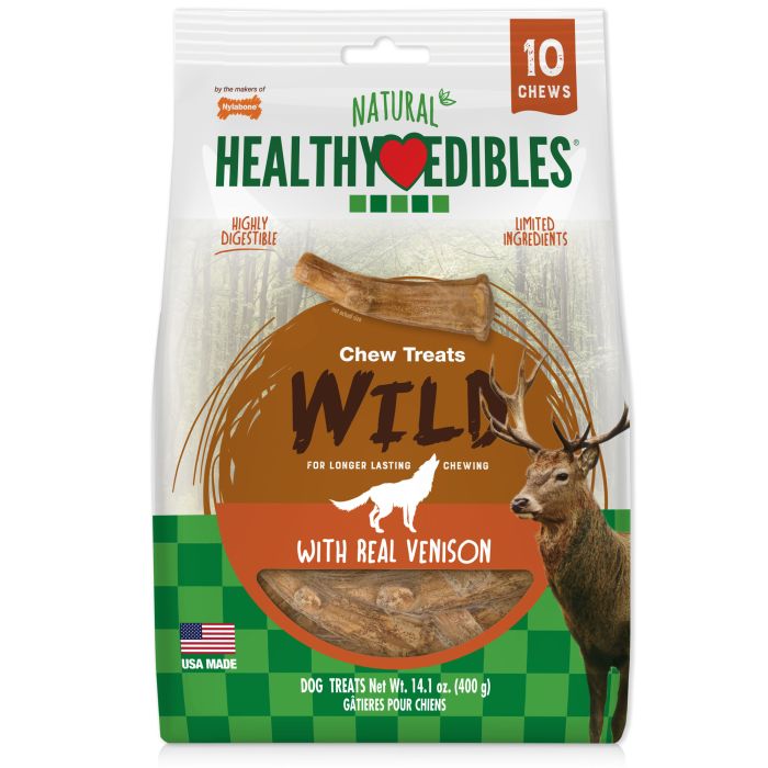 Nylabone_Healthy_Edibles_Wild_Venison_10‑Bag – 400 g