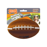 Nylabone Football Gripz dog toy on a white background