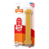 Dog chew toy in packaging with Nylabone branding on a white background