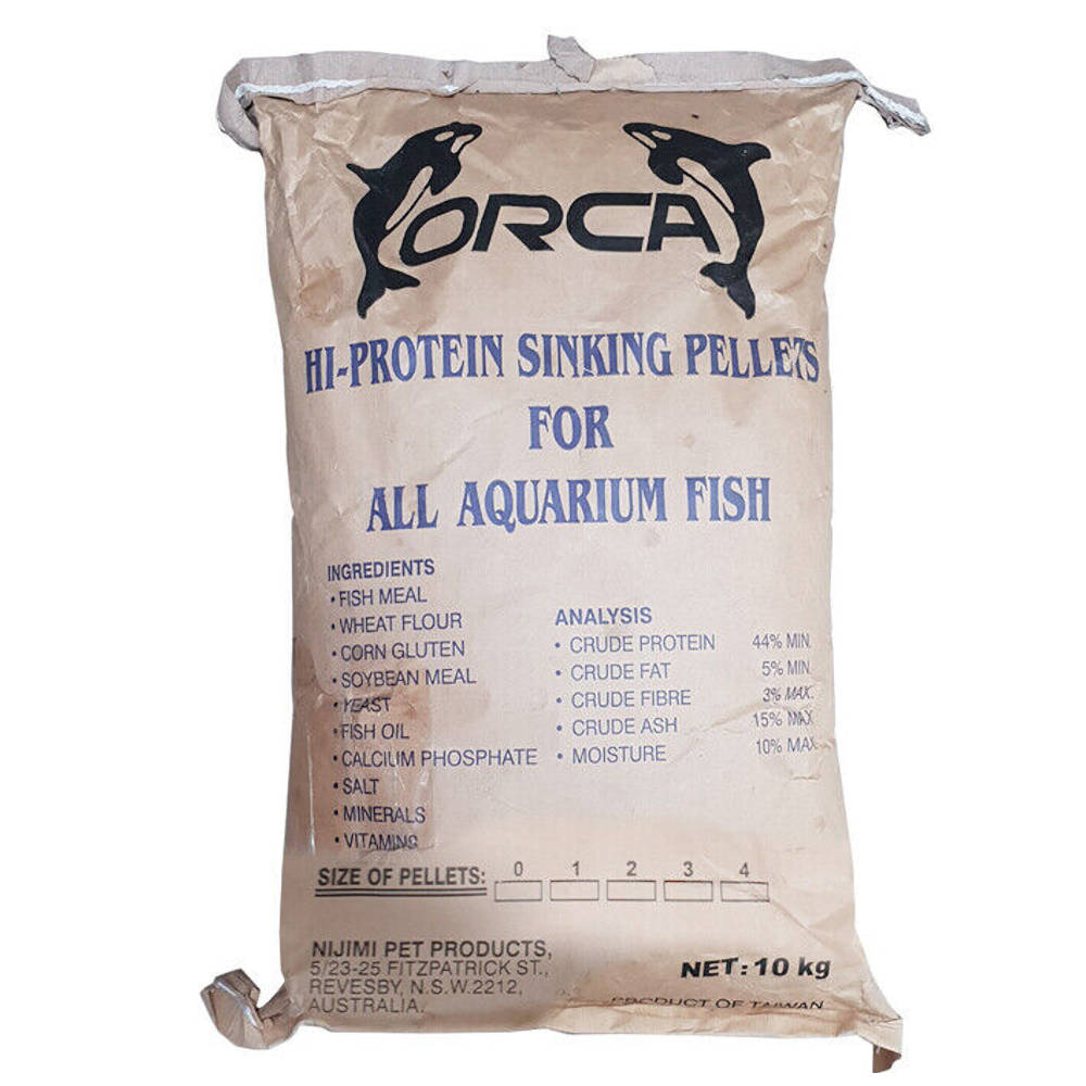 Orca Hi-Protein Sinking Pellets 10KG