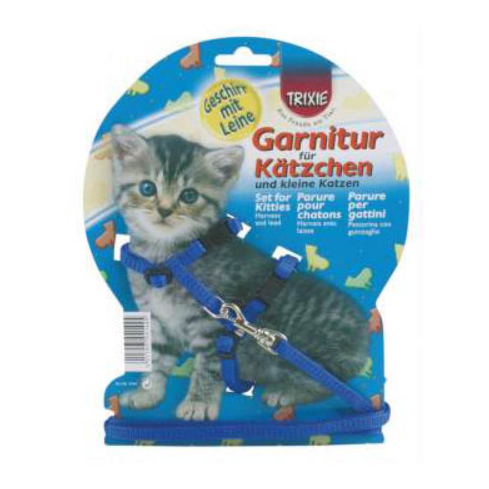 Kitten Harness with Lead Nylon