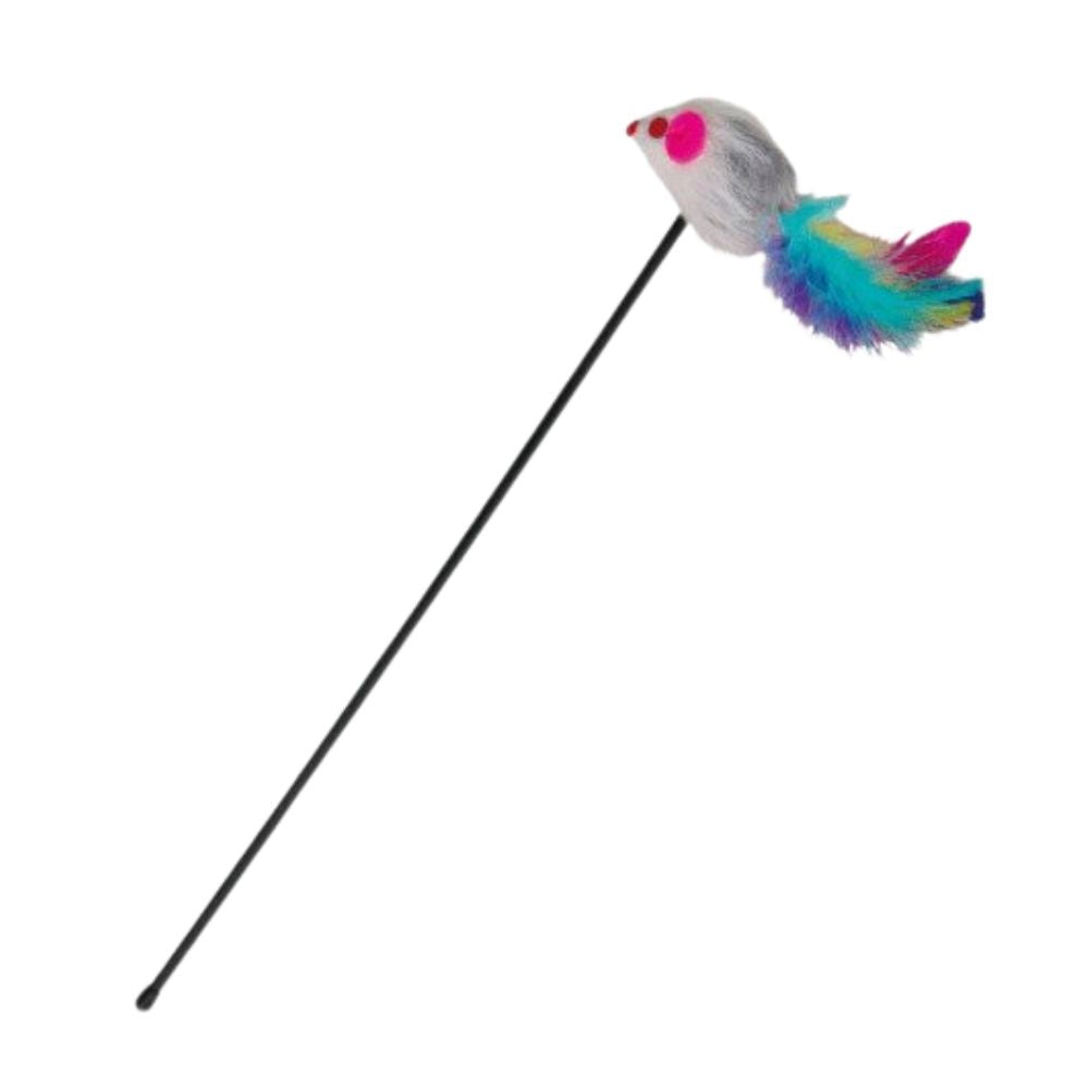 Playing Rod Mouse Plush Catnip 50CM (40PK)