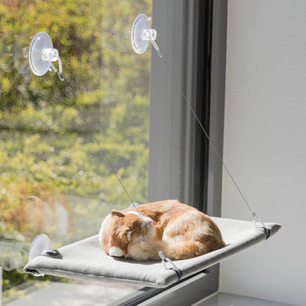 Window Platform Velour 50 x 30CM Grey