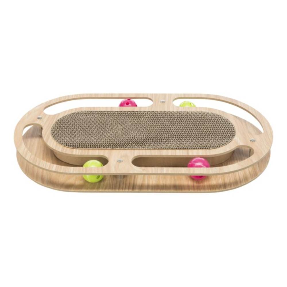 Scratching Cardboard with Wooden Frame