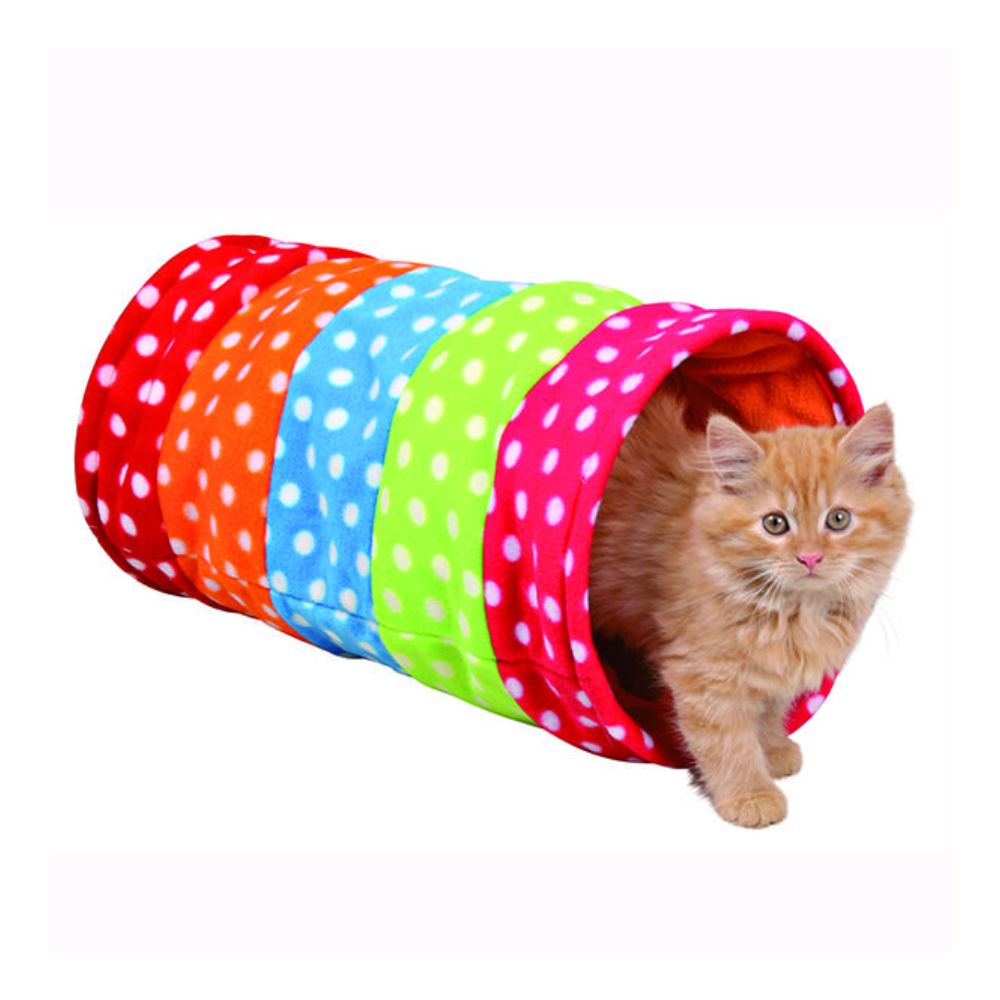 Playing Tunnel Fleece 25 x 50CM Colourful