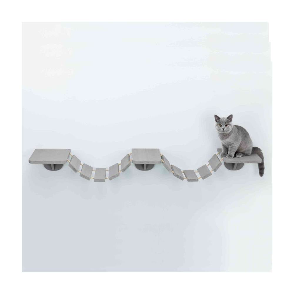 Climbing Ladder for Wall Mounting 150 x 30CM Taupe