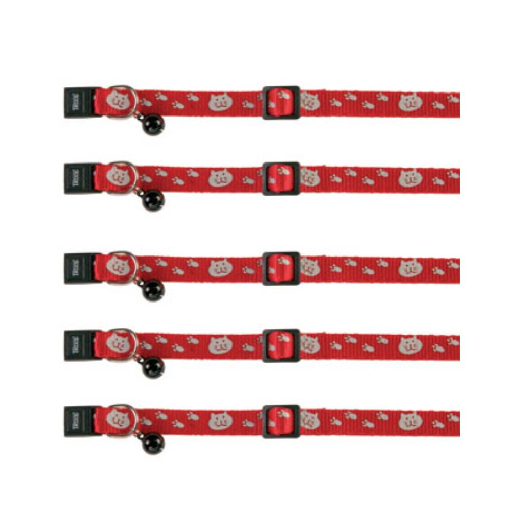Cat Collar Motif Reflective Nylon