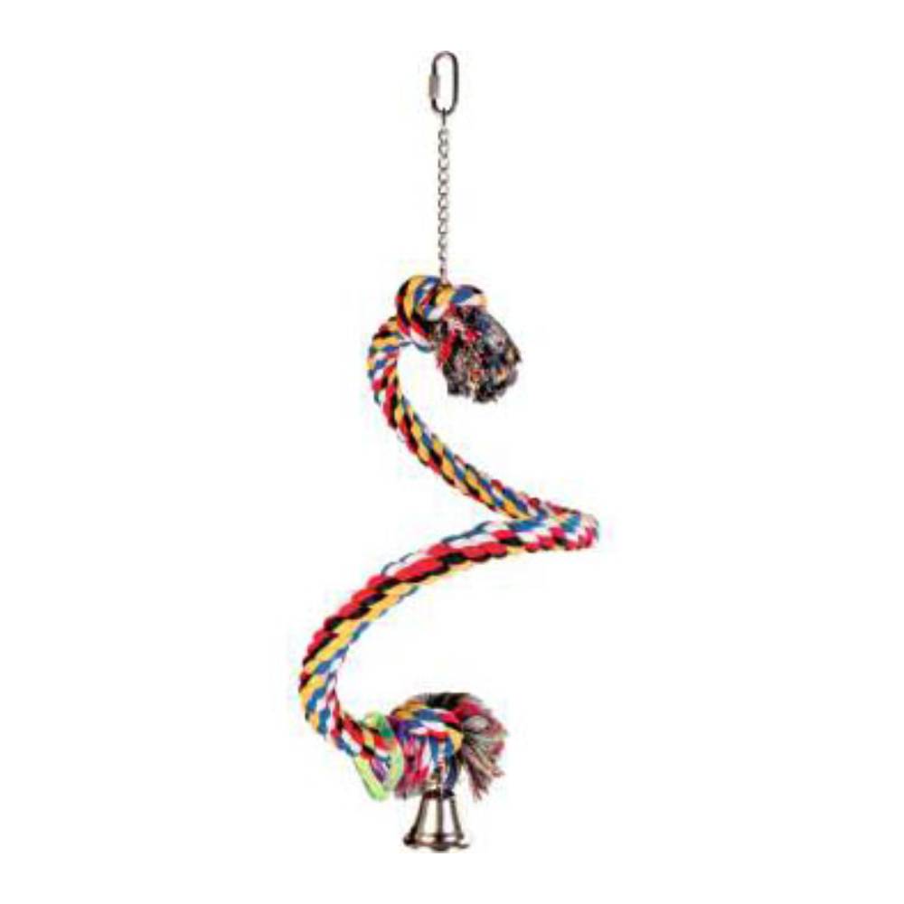 Playing Spiral Perch Cotton with Bell 50CM