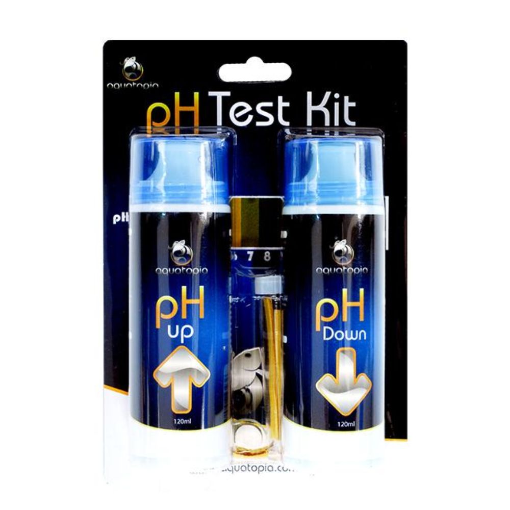 Aquatopia pH Test Kit (pH Up/Down 2 x 120ml + Test Strips)