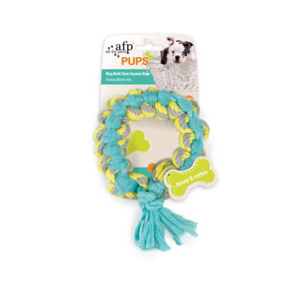 PUPS Multi Chew Sweater Rope Ring