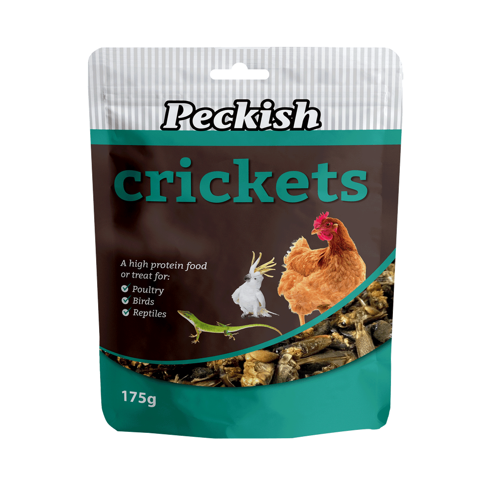Peckish - Dried Crickets 175G
