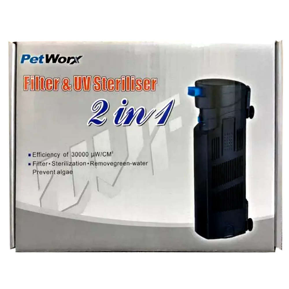 Petworx 2in1 Filter and UV Sterilizer 5W 500L/H