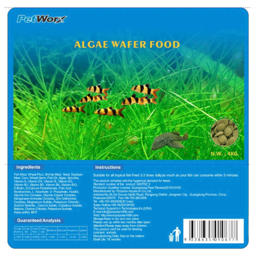 Petworx Algae Wafer Food 4KG