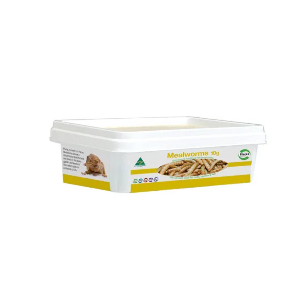 Pisces Mealworms 10G