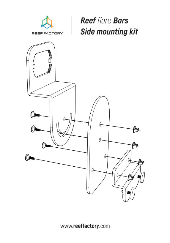  Reef Factory Reef Flare Bar Side Mounting Kit
