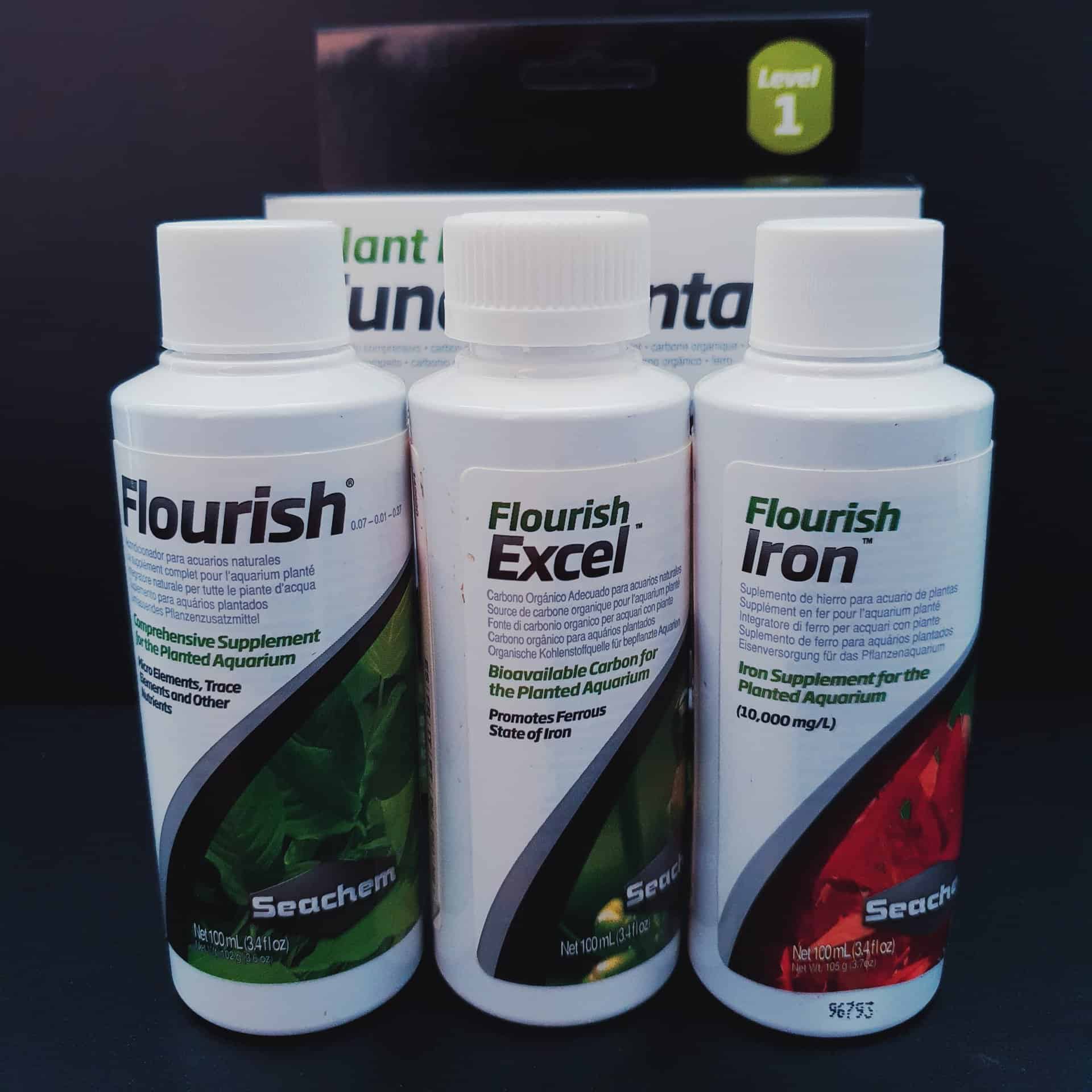 Seachem Plant Pack Fundamentals-bottles