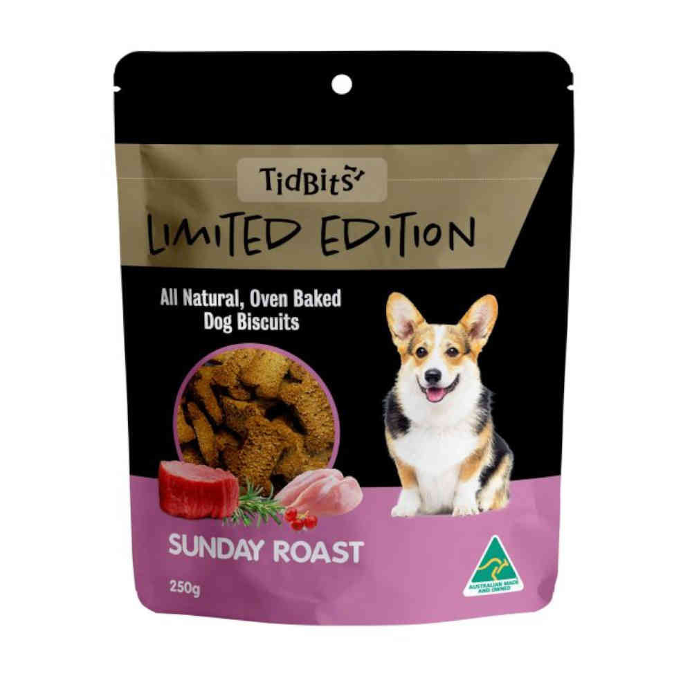 Tidbits Limited edition Sunday Roast Biscuits 250G