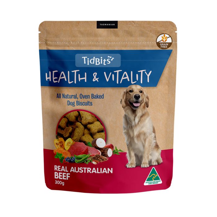 Tidbits H & V Grain Free Beef 350G