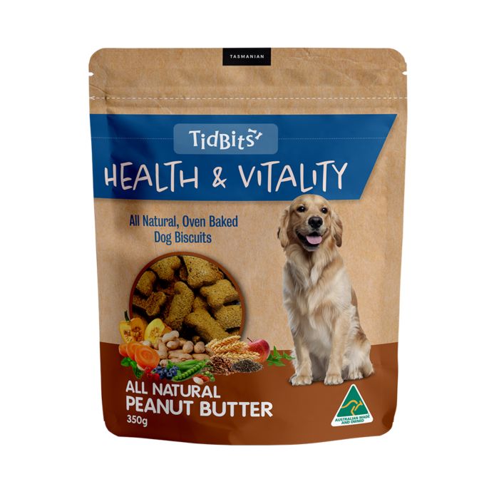 Tidbits H & V Tasmanian Peanut Butter 350G