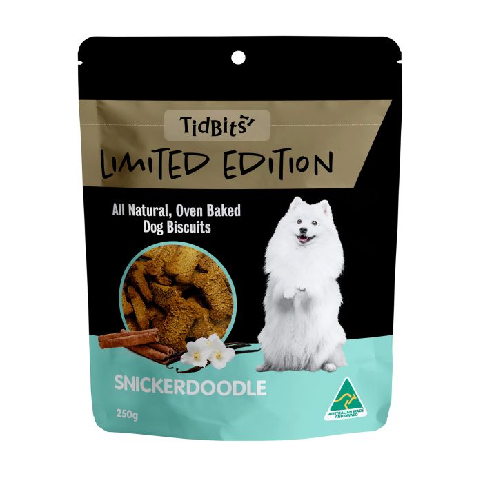Tidbits Limited edition Snickerdoodle Biscuits 250G