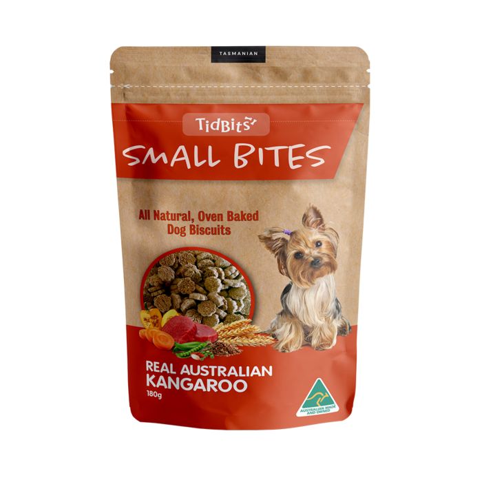 Tidbits Naturals Training Small Bites Kangaroo 180G