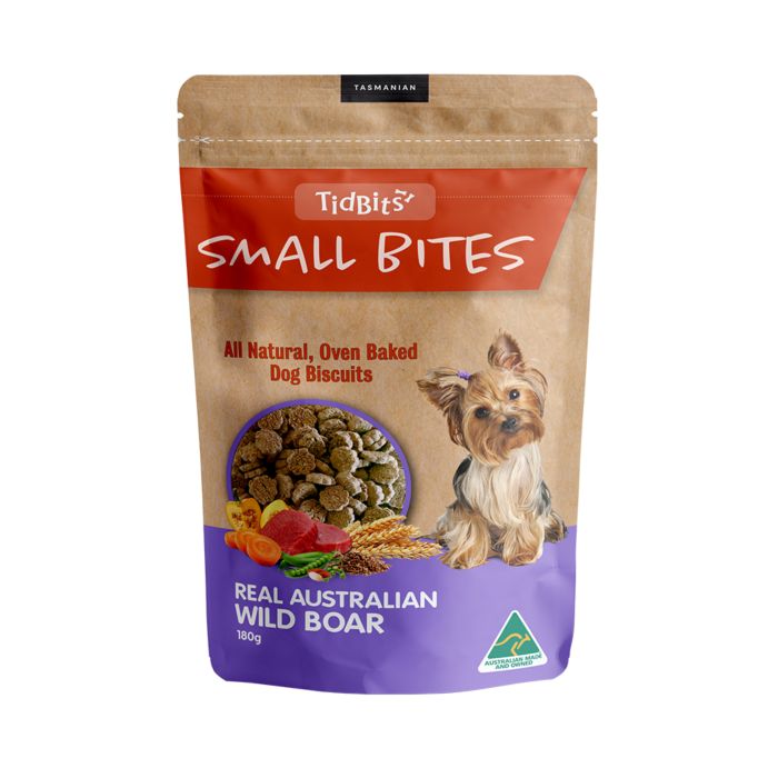 Tidbits Naturals Training Small Bites Wild Boar 180G