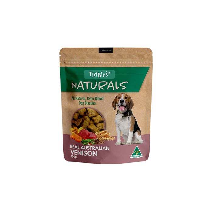 Tidbits Naturals Venison 350G