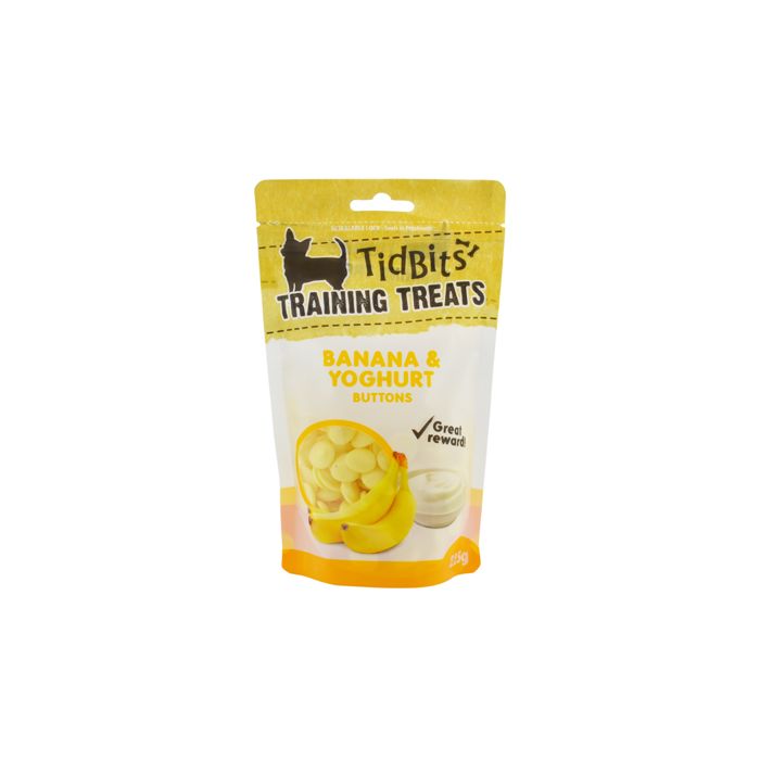 Tidbits Training Treats Banana/Yoghurt 225G