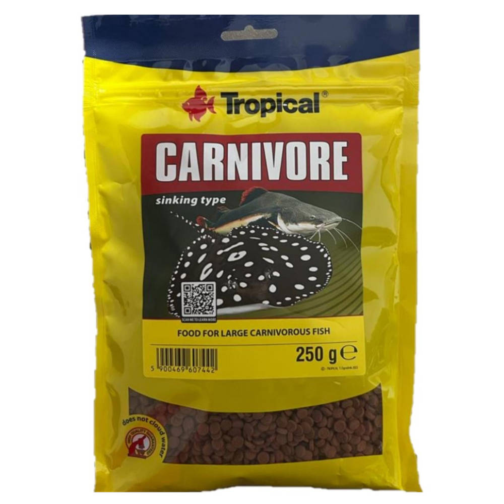 Tropical Carnivore Sinking Wafers 250G