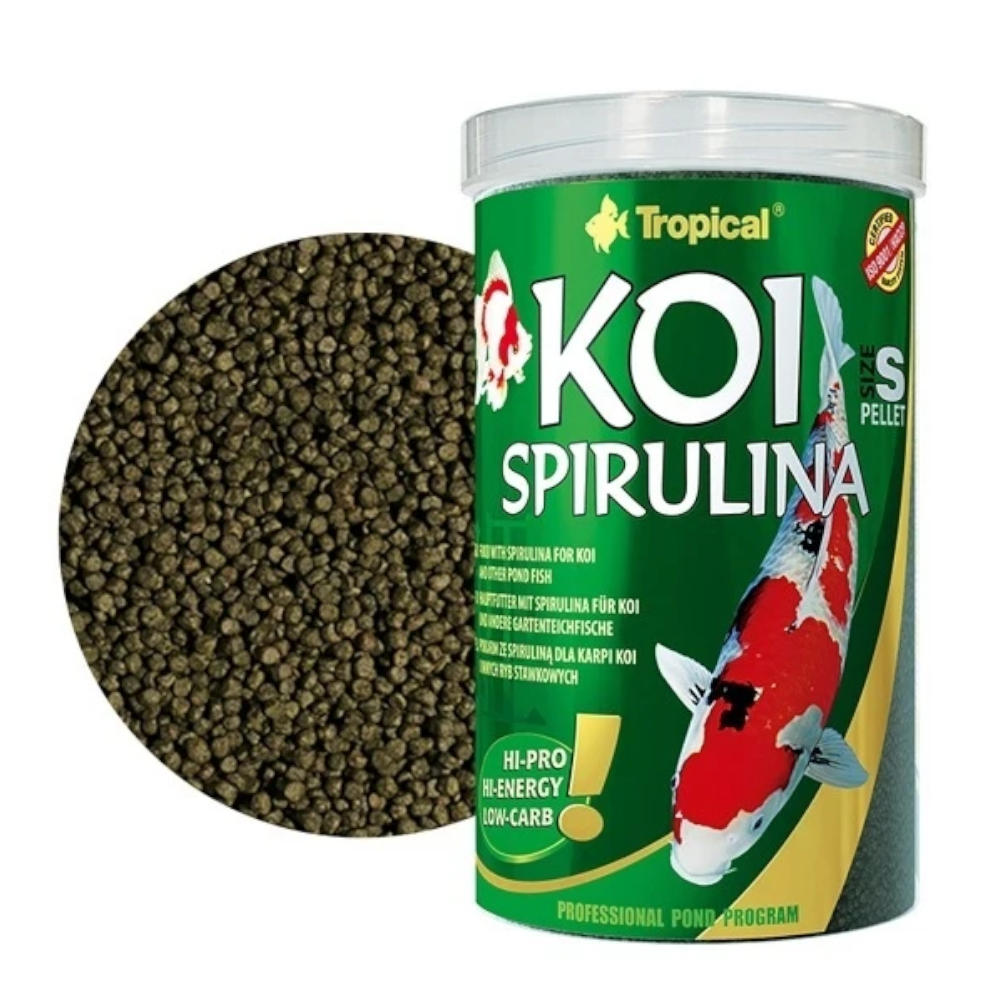 Tropical Koi Spirulina Pellet Size S