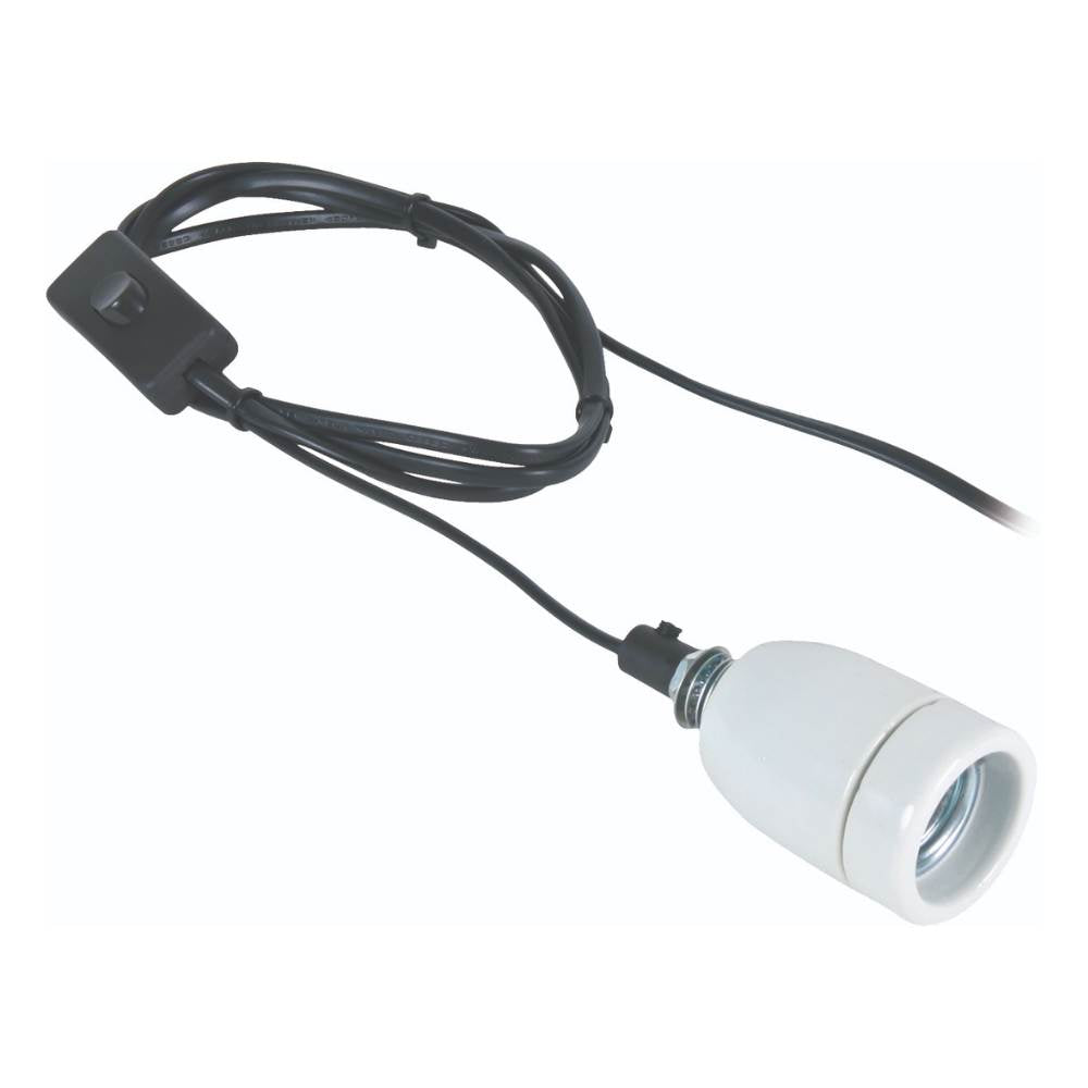 Ceramic Lamp Holder with Thread