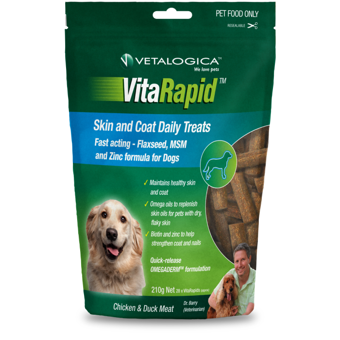 Vetalogica VitaRapid Skin & Coat Care for Dogs 210G
