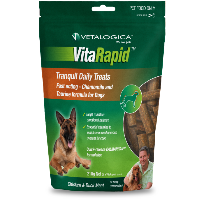 Vetalogica VitaRapid Tranquil Treats for Dogs 210G