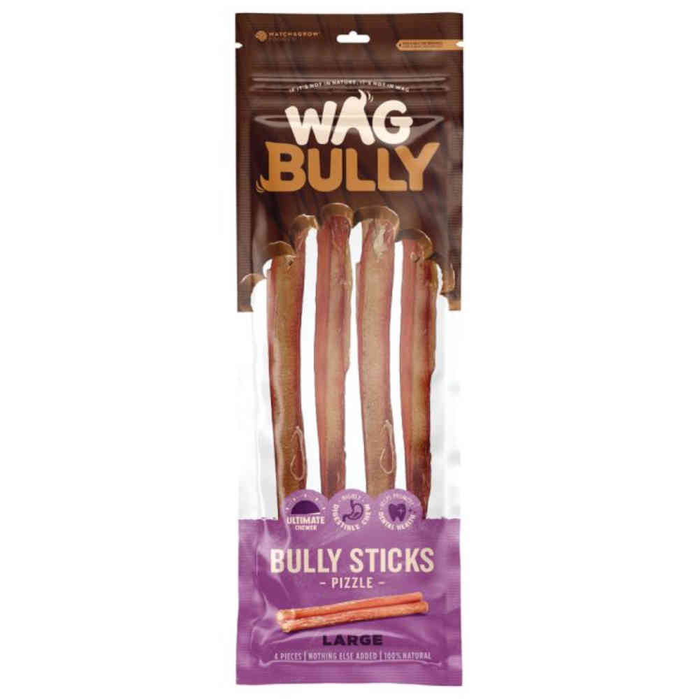 WAGBullyStickLarge4Pack