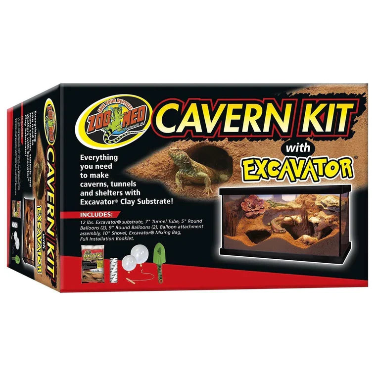 Zoo Med Box Cavern Kit with Excavator 12lb