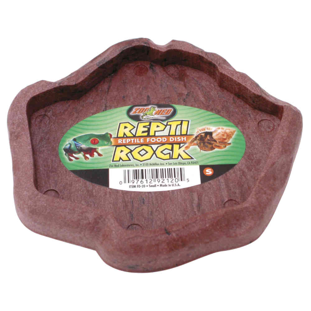 ZooMedReptiRockFoodDishSmall