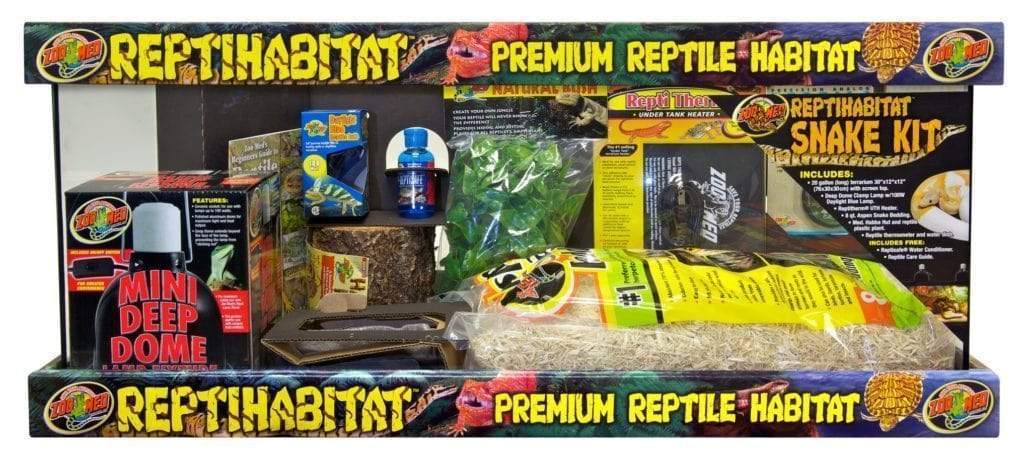 Zoo Med Blue Tongue & Snake Habitat Kit 68L