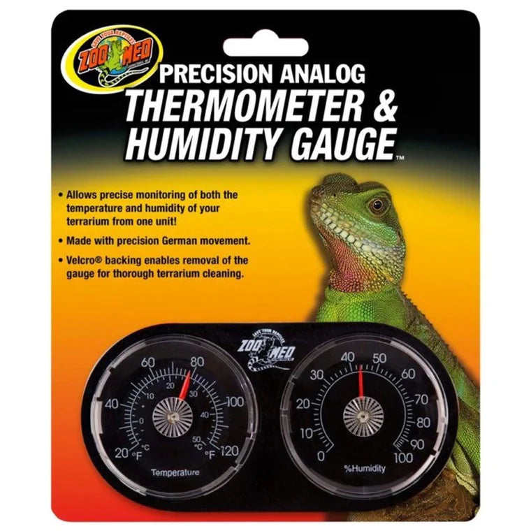 Zoo Med Dual Thermometer/Humidity Gauge