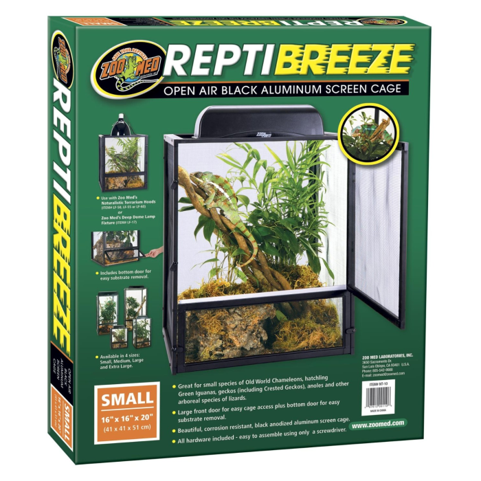 Zoo Med ReptiBreeze Aluminium Screen Cage 41 x 41 x 51cm