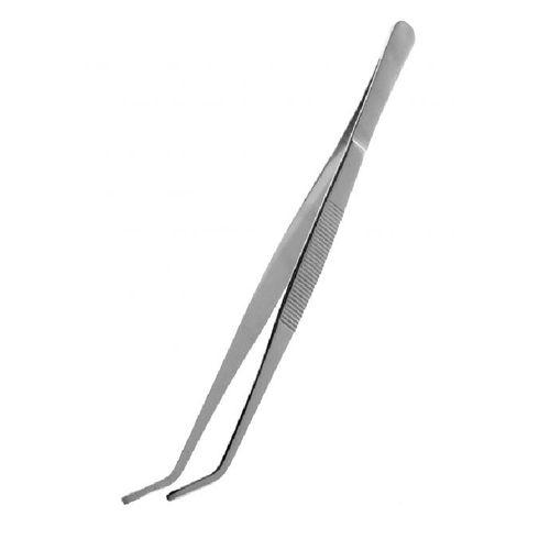Exo Terra Stainless Steel Tweezers Angled