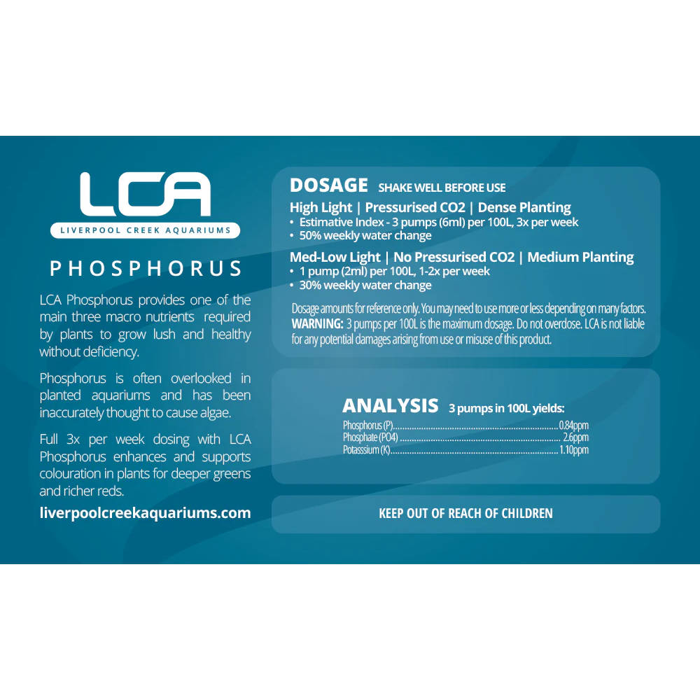 LCA Phosphorus Details