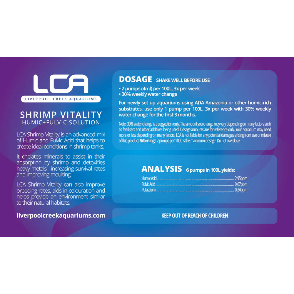 LCA Shrimp Vitality Details