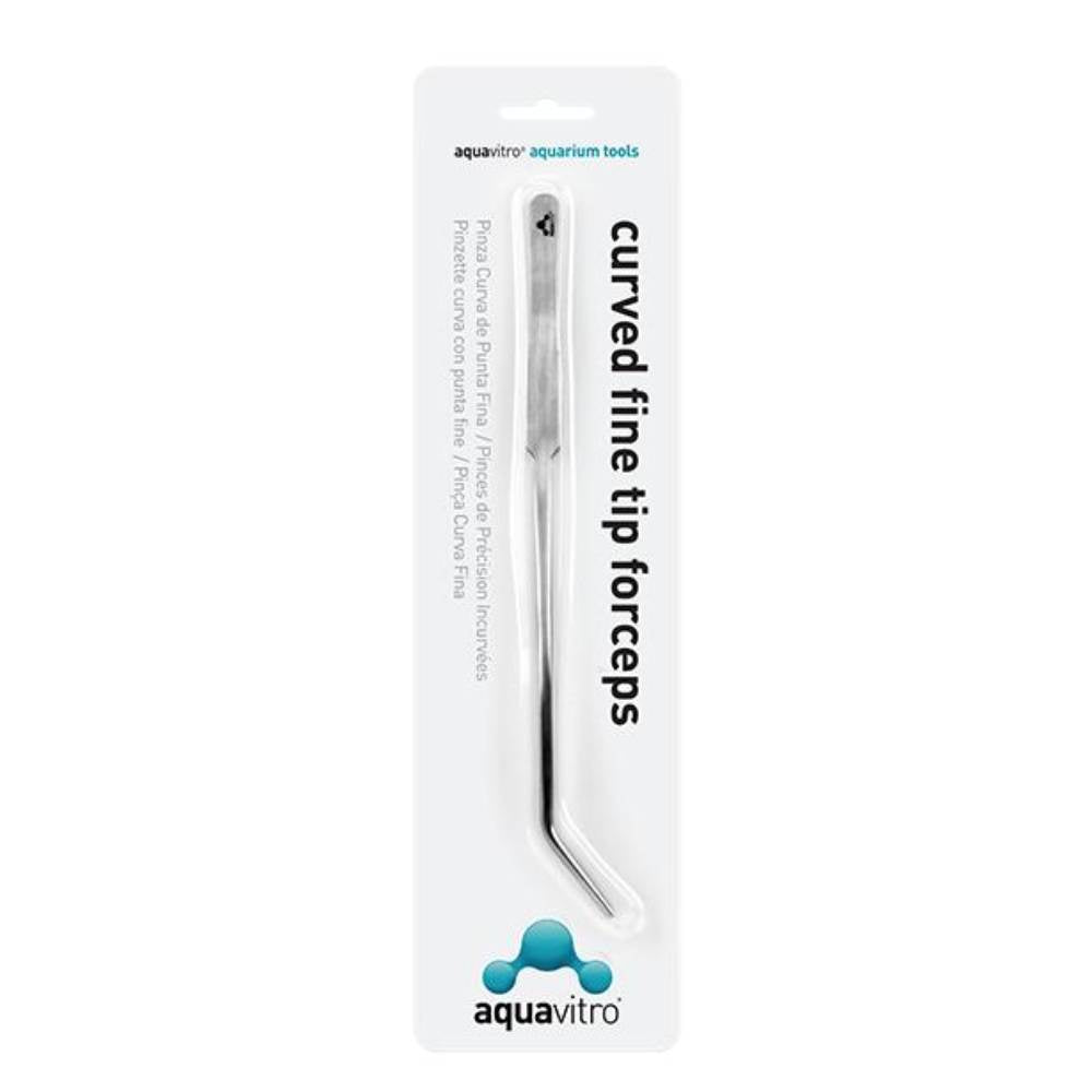 Aquavitro Curved Fine Tip Forceps 25 cm